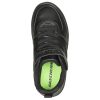 SKECHERS Sport Court 92 - Smooth Street Black Athletic Sneakers