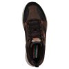 SKECHERS Relaxed Fit: Oak Canyon Chocolate / Black Athletic Sneakers