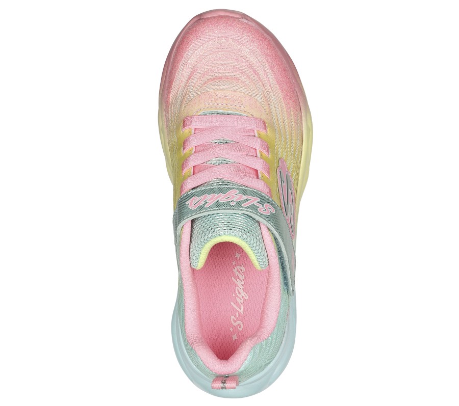 SKECHERS S-Lights: Twisty Brights - Swirled Light Pink Light-Up