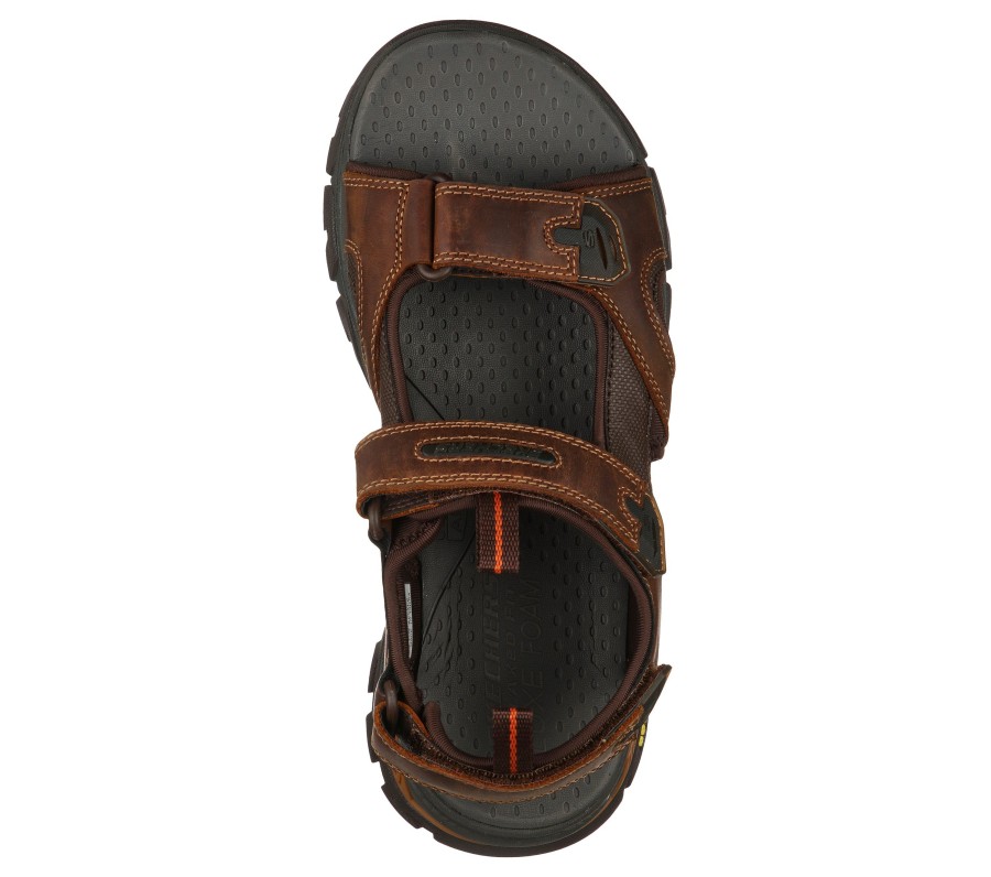 SKECHERS Relaxed Fit: Ralcon - Satico Brown Sandals