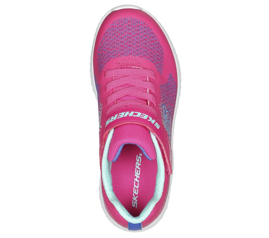 SKECHERS Microspec Max Plus - Ombre Days Hot Pink / Aqua Athletic Sneakers