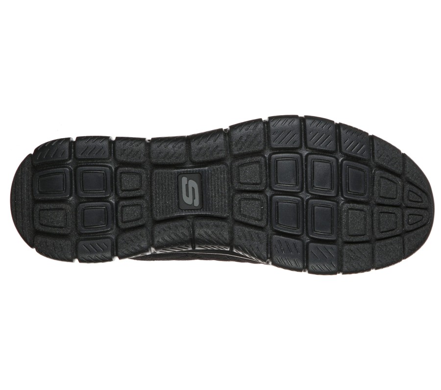 SKECHERS Track - Moulton Black Athletic Sneakers