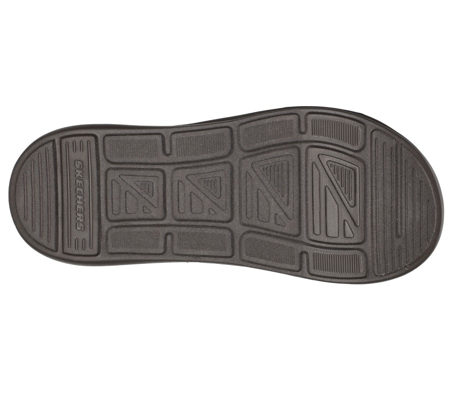 SKECHERS Relaxed Fit: Sargo - Playa Bay Dark Taupe Sandals