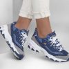 SKECHERS D'Lites - New Journey Navy / Gray Lace Up