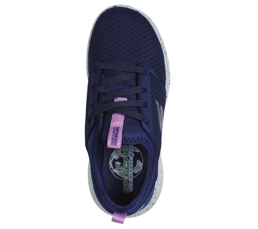 SKECHERS Go Run Fast - Recycle Runner Navy Lace Up