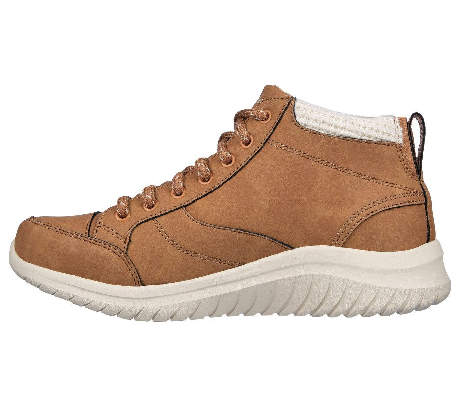 SKECHERS Ultra Flex 2.0 - Social Crew Chestnut Lace Up