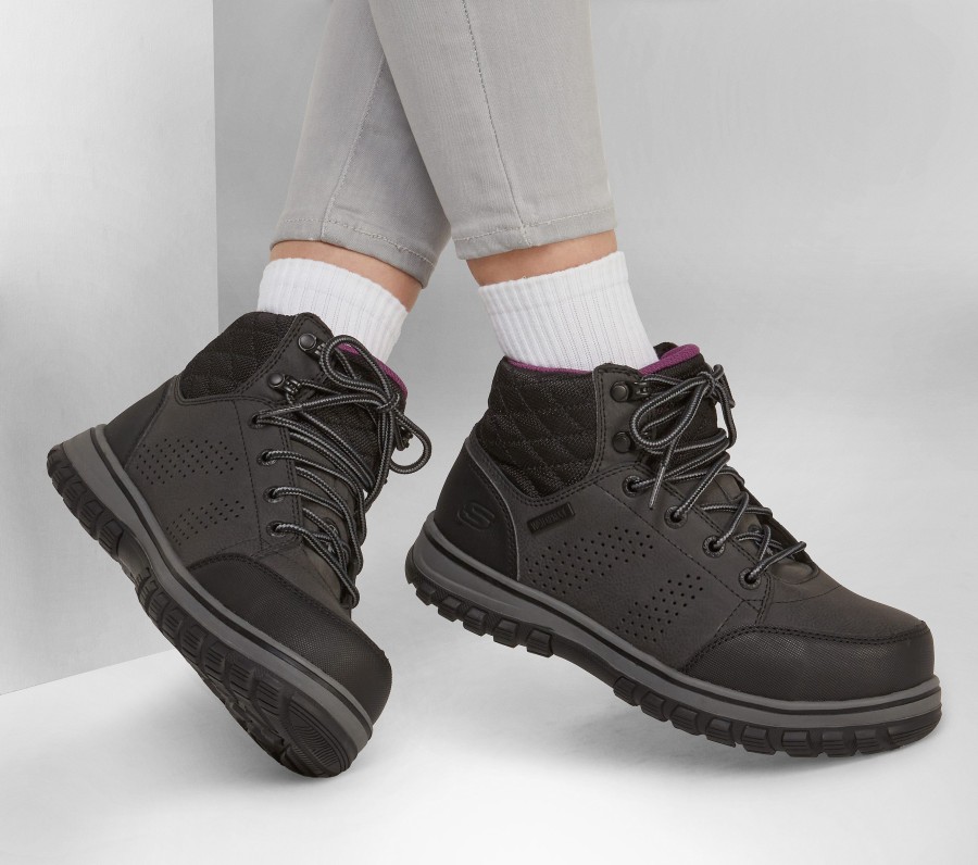 SKECHERS Work: Mccoll Comp Toe Black Work & Safety