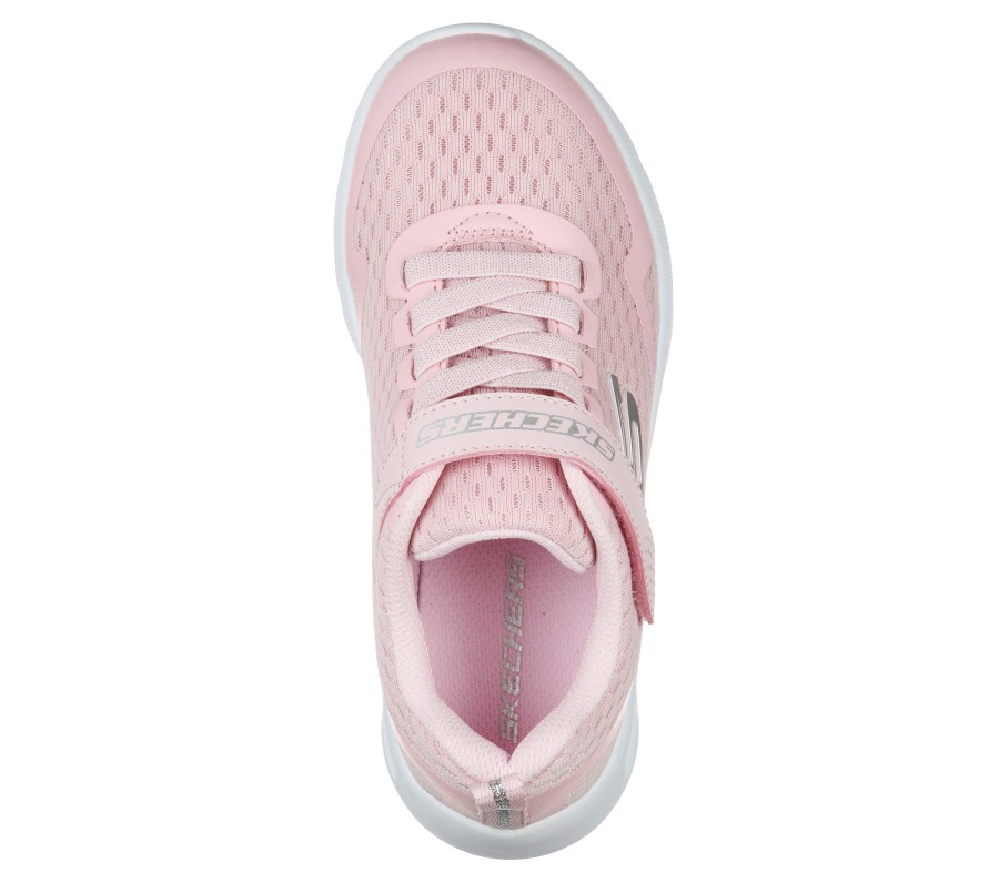 SKECHERS Microspec Max Light Pink Athletic Sneakers