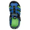 SKECHERS Mega-Splash 2.0 Black / Lime Sandals