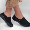 SKECHERS Skechers On-The-Go Joy - Sweet Chill Black Slippers