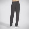 SKECHERS Skechers Apparel Goknit Pique Lounge Pant Charcoal Bottoms