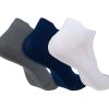 SKECHERS 3 Pack Low Cut Godri Socks Navy Accessories