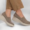 SKECHERS Pier-Lite - Wow Factor Dark Taupe Wedges