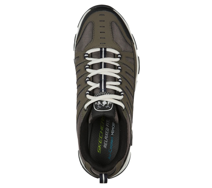 SKECHERS Relaxed Fit: Crossbar - Stilholt Brown Athletic Sneakers