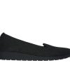 SKECHERS Cleo Flex Wedge - Confident Step Black Slip-Ons