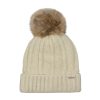 SKECHERS Mixed Metallic Beanie Natural Accessories