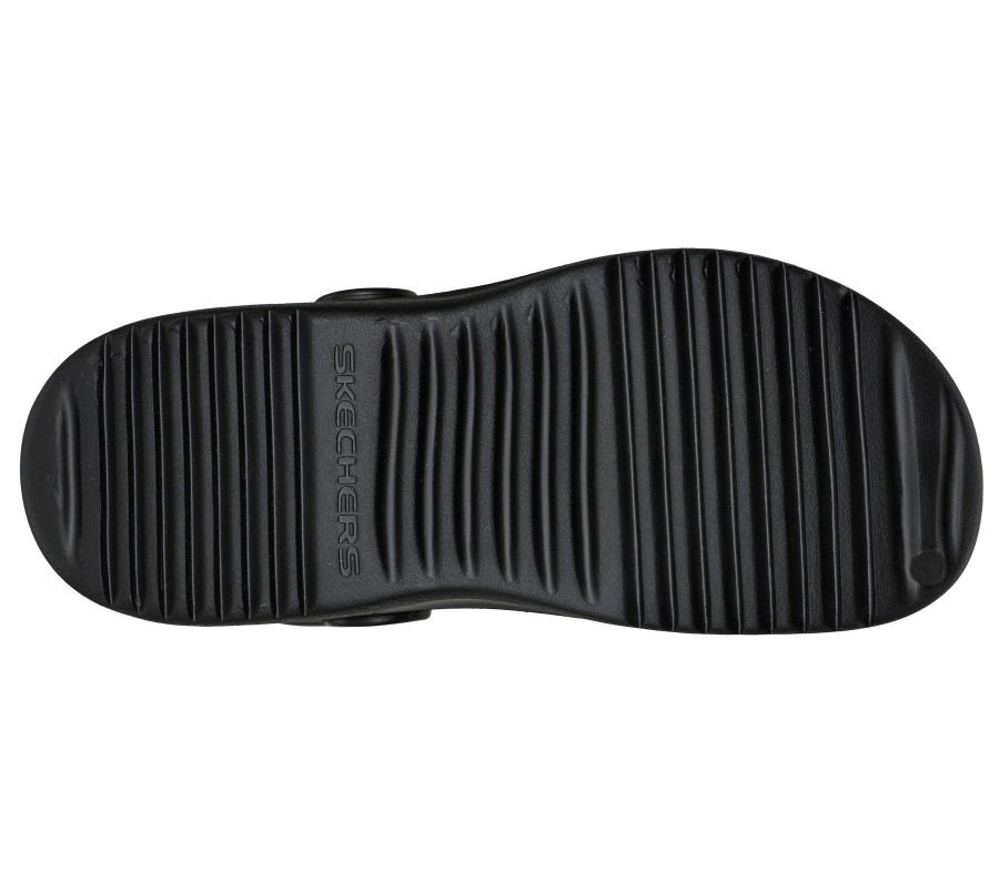 SKECHERS Foamies: Summer Chill Black Slip-Ons