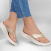 SKECHERS Skechers Go Walk Flex Sandal - Platinum Gold Sandals