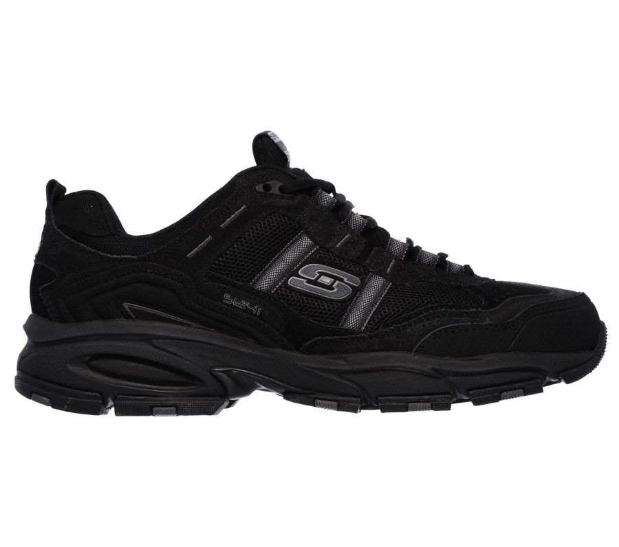 SKECHERS Vigor 2.0 - Trait Black Athletic Sneakers