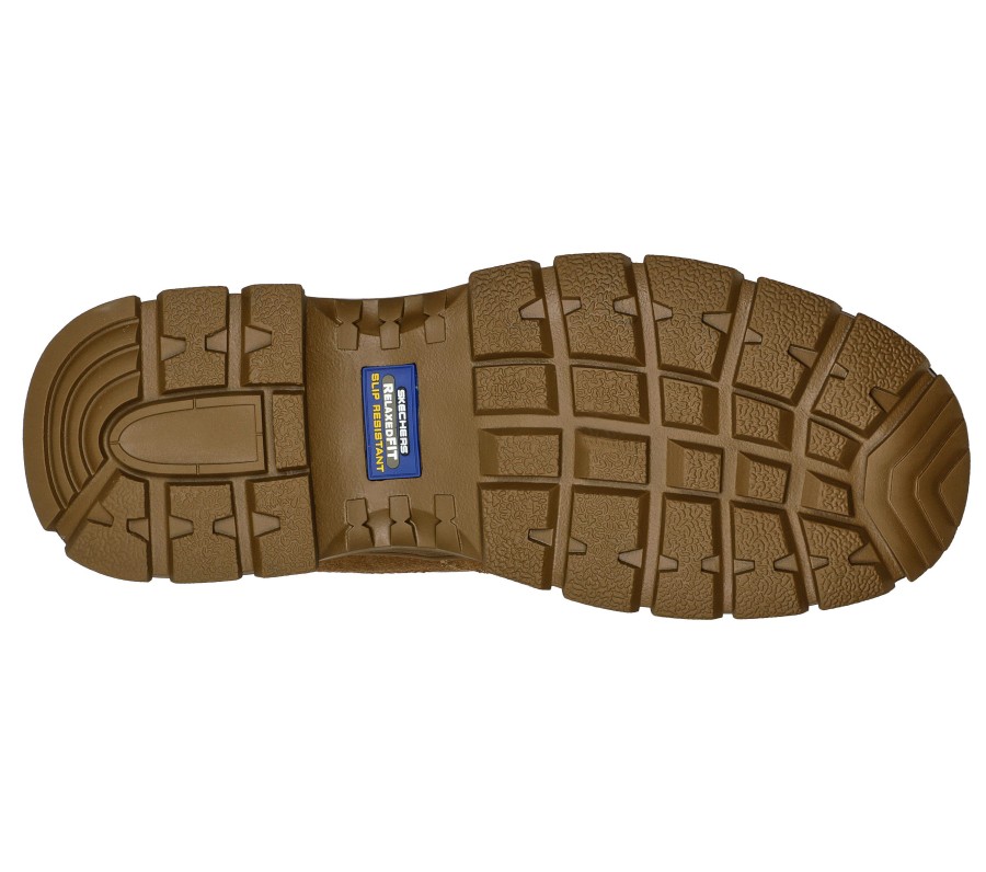 SKECHERS Work Relaxed Fit: Wascana - Millit Wp Coyote Brown Work & Safety