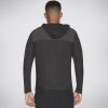 SKECHERS Skech-Knits Ultra Go Lite Full Zip Hoodie Black / Charcoal Tops