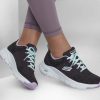 SKECHERS Skechers Arch Fit - Comfy Wave Black / Lavender Lace Up