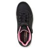 SKECHERS Uno Lite Black / Rose Gold Casual Sneakers