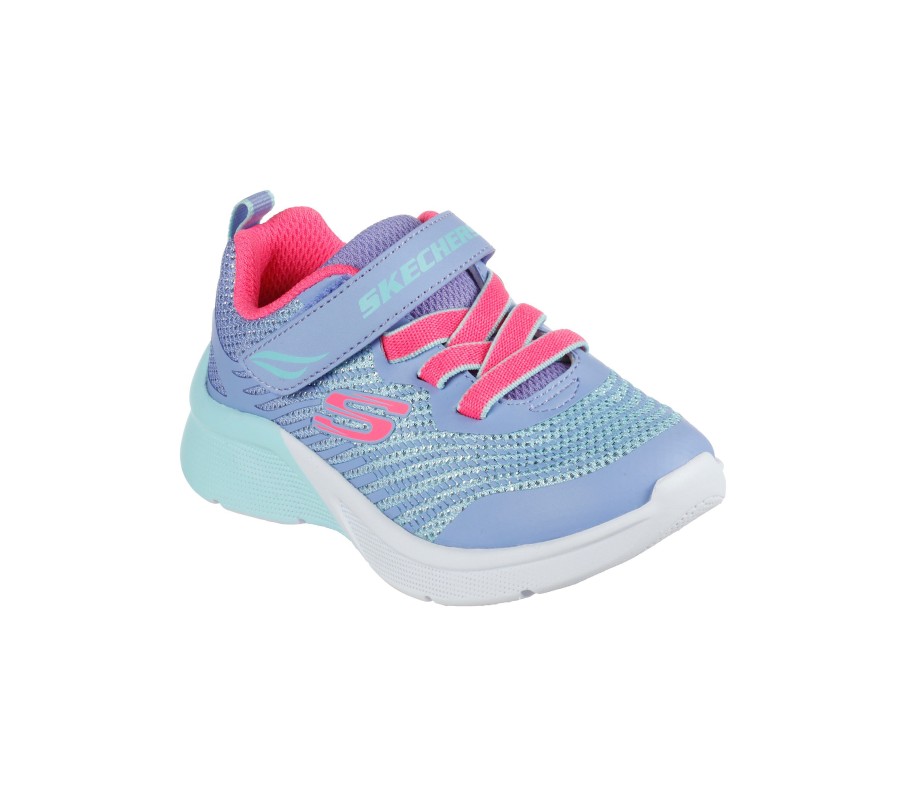 SKECHERS Microspec - Rejoice Racer Lavender / Multi Athletic Sneakers