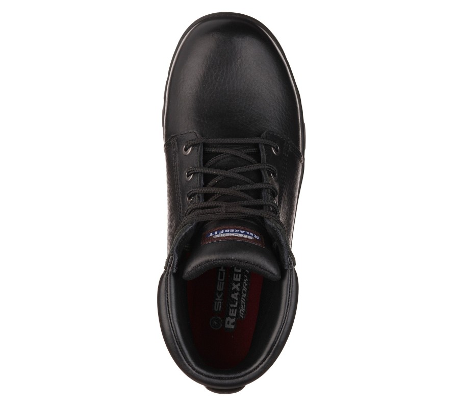 SKECHERS Work Relaxed Fit: Workshire - Condor Black Work & Safety