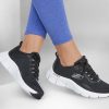 SKECHERS Flex Comfort - Fresh Energy Black / White Lace Up