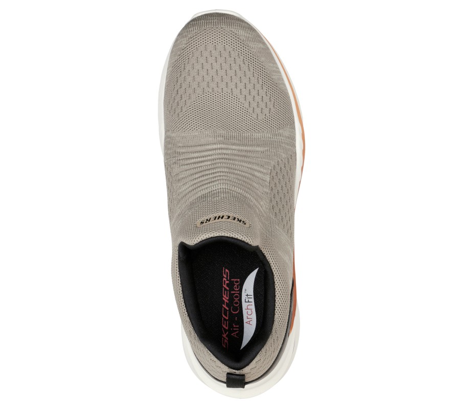 SKECHERS Arch Fit Orvan - Denison Tan Slip-Ons