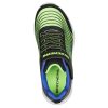 SKECHERS Microspec Max Ii Black / Lime Athletic Sneakers