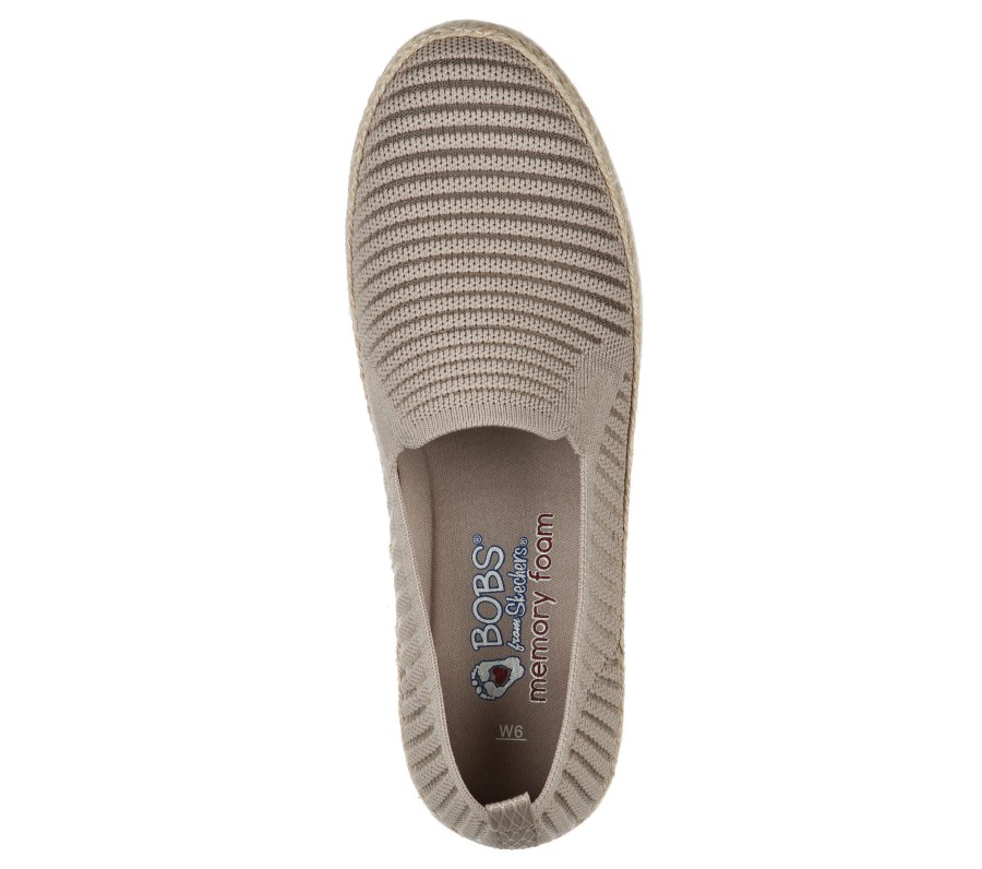 SKECHERS Bobs Flexpadrille 3.0 - Pastel Sky Taupe Slip-Ons