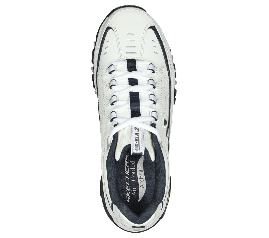 SKECHERS Arch Fit Energy - Westdeep White / Navy Athletic Sneakers