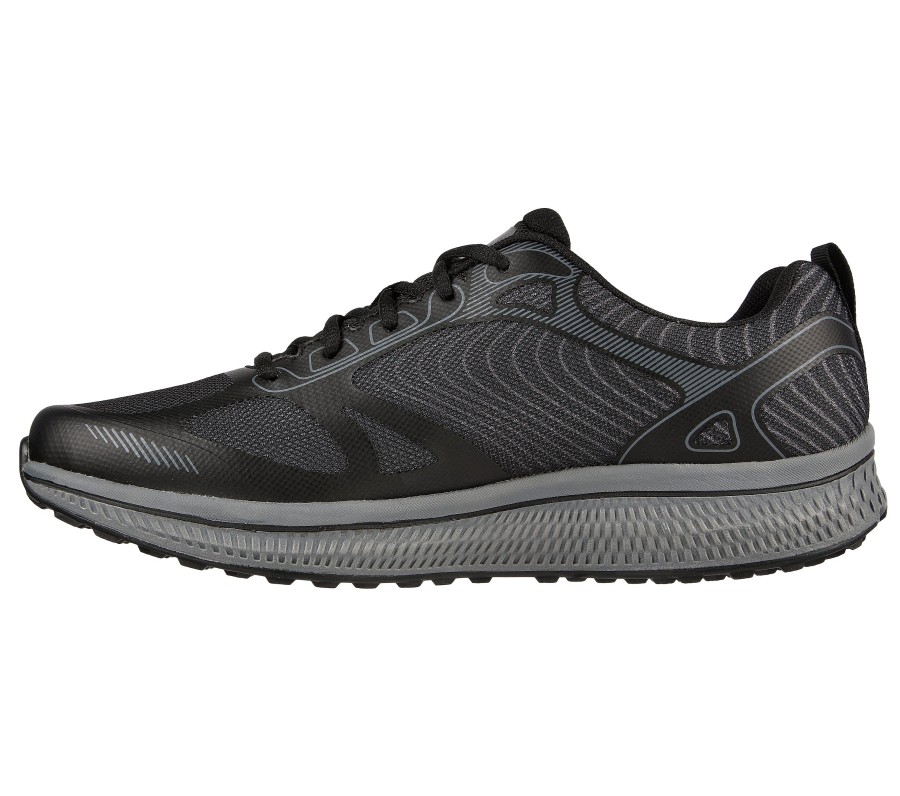 SKECHERS Gorun Consistent - Fleet Rush Black / Gray Athletic Sneakers