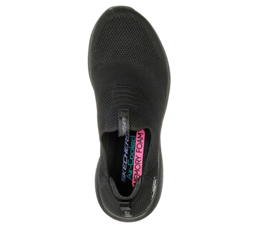 SKECHERS Ultra Flex - First Take Black Slip-Ons