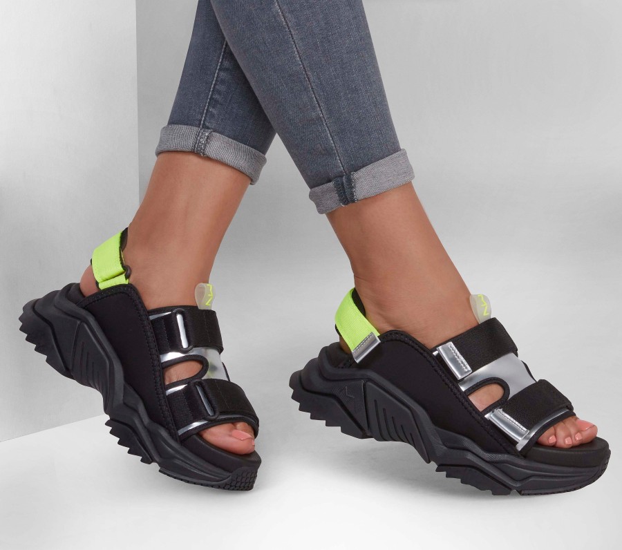 SKECHERS Smart Block - Ravi Black Sandals