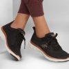 SKECHERS Flex Appeal 4.0 - Brilliant View Black / Rose Gold Lace Up