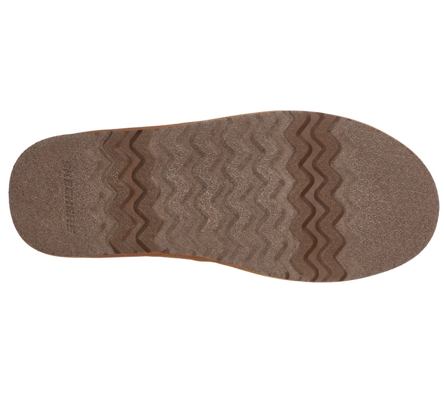 SKECHERS Relaxed Fit: Renten - Palco Tan Slippers