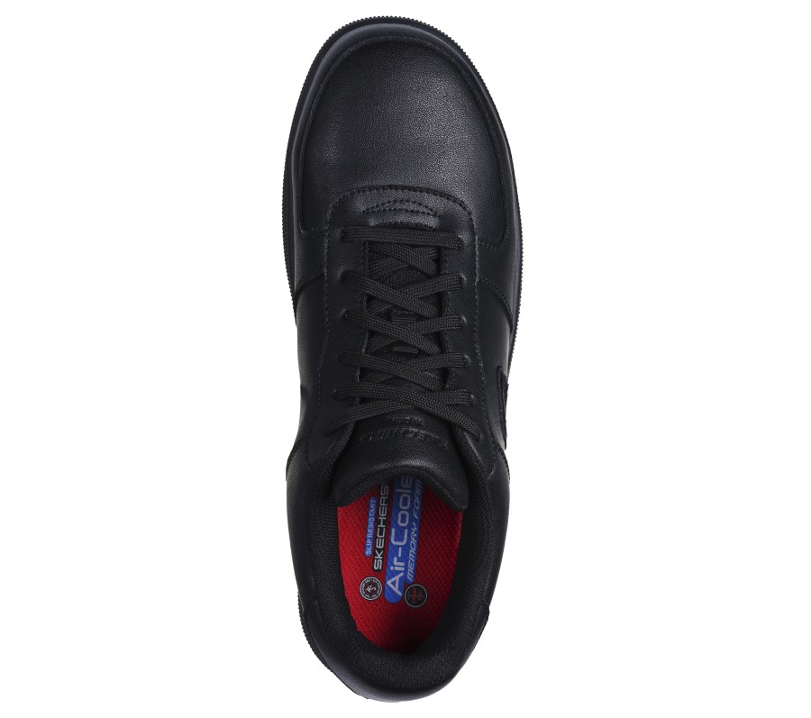 SKECHERS Work: Vibsie - Kennit Comp Toe Black Work & Safety