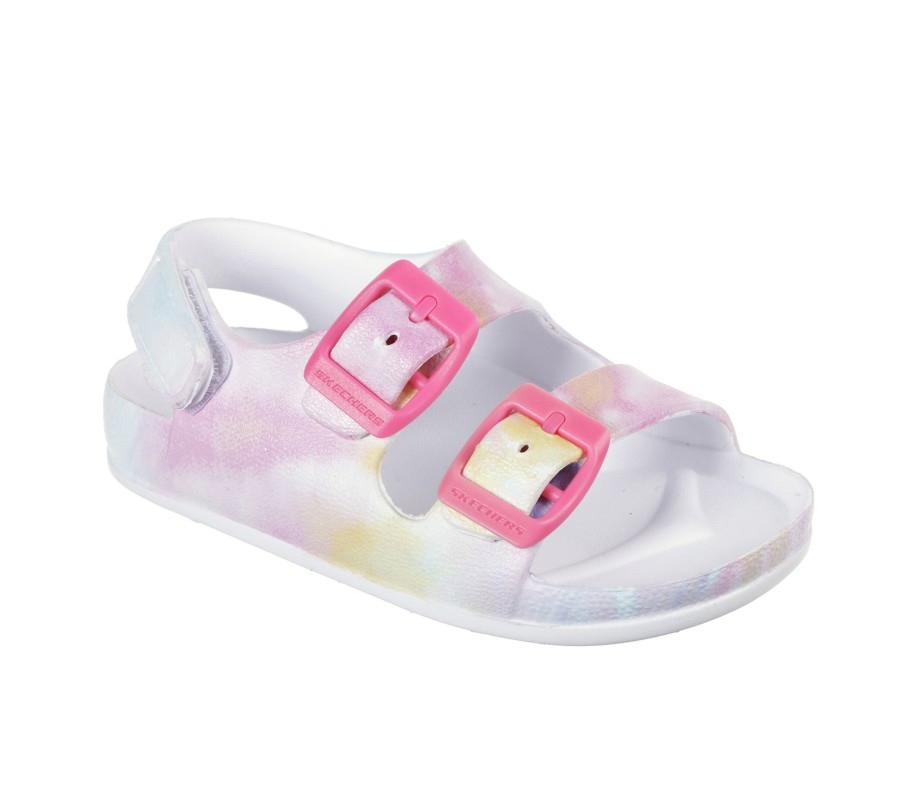 SKECHERS Foamies: Lil Cali Blast - Lil Summer Dreaming Multi Sandals