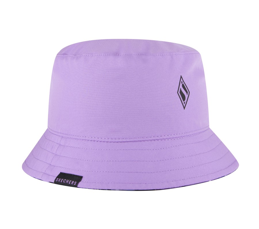 SKECHERS Ultra Violet Reversible Bucket Hat Purple / Periwinkle Accessories