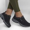 SKECHERS Hillcrest - Nature Walk Black / Charcoal Slip-Ons