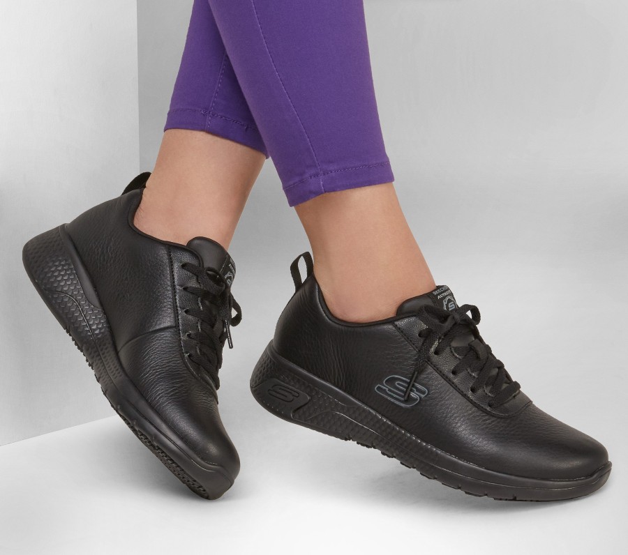 SKECHERS Work Relaxed Fit: Marsing - Gmina Sr Black Work & Safety