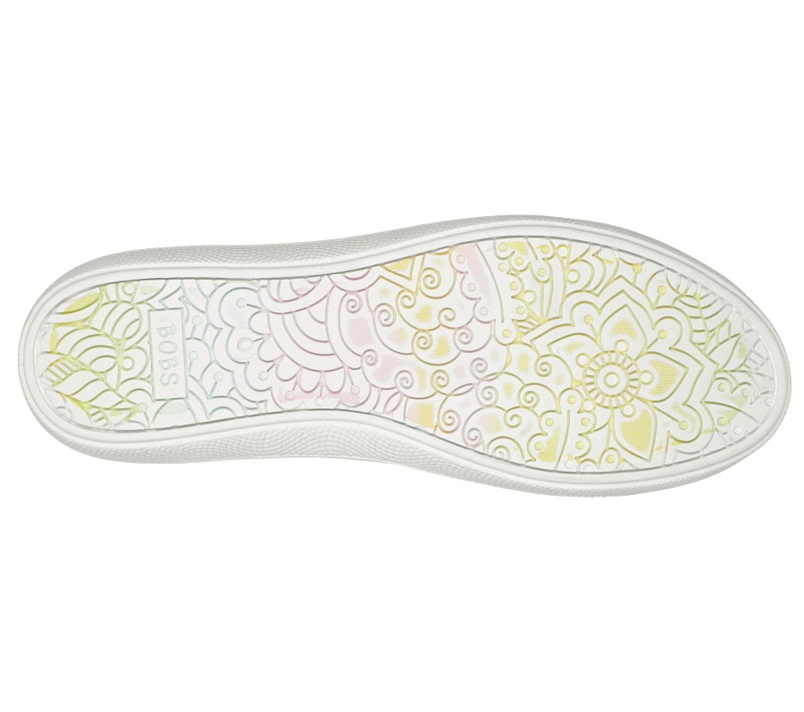 SKECHERS Bobs B Cute - Knitting Hearts White / Multi Slip-Ons