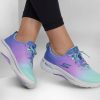 SKECHERS Go Walk Arch Fit - Dynamic Vibes Blue / Multi Lace Up