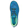 SKECHERS Go Run Razor Trail - 2 Blue / Green Athletic Sneakers