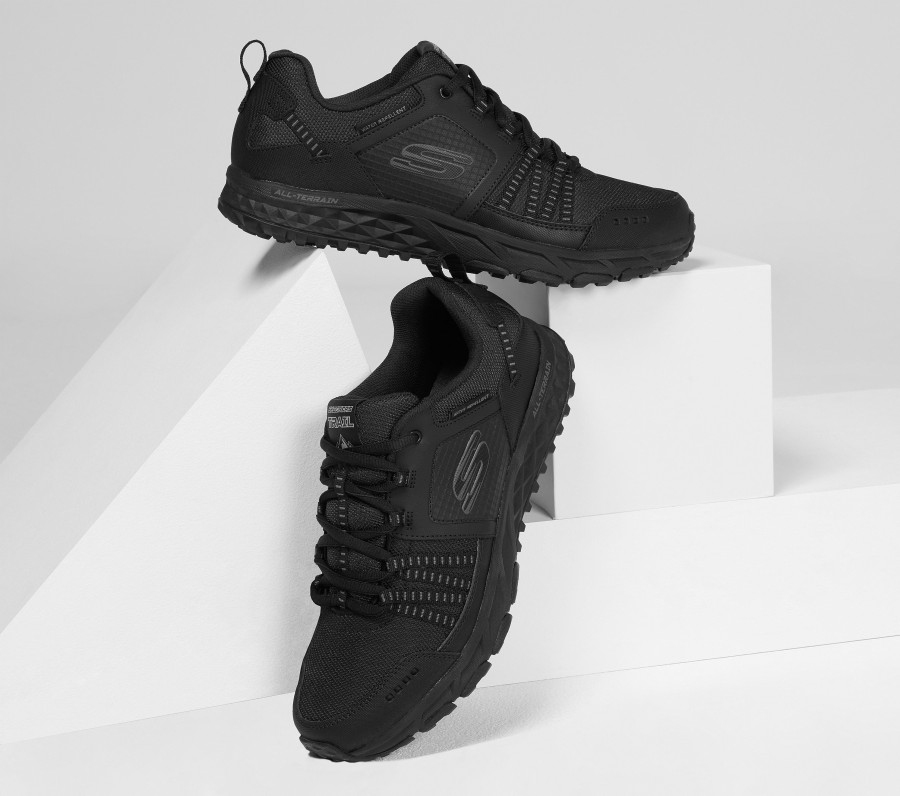 SKECHERS Escape Plan Black Athletic Sneakers