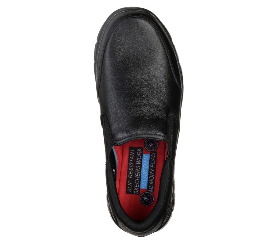 SKECHERS Work Relaxed Fit: Flex Advantage Sr - Bronwood Black Work & Safety