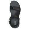 SKECHERS Go Walk Massage Fit Sandal Black / Gray Sandals